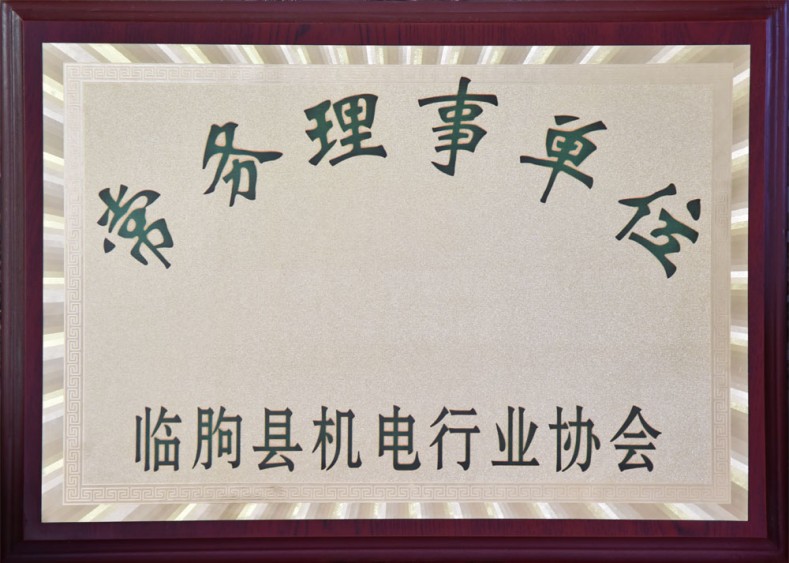 臨朐縣機(jī)電行業(yè)協(xié)會(huì)常務(wù)理事單位